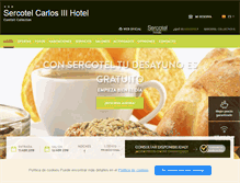 Tablet Screenshot of carlosiiihotel.com