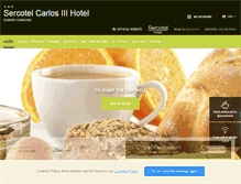 Tablet Screenshot of en.carlosiiihotel.com